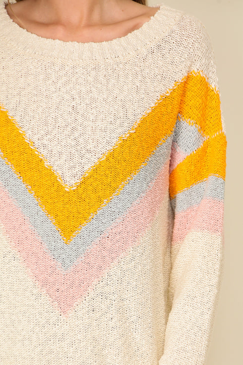 CHEVRON SWEATER
